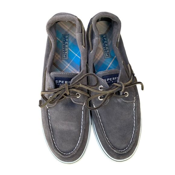 Sperry Topsider Bahama II Canvas Grey Sneakers Shoes Women’s size 9.5 - Picture 4 of 12